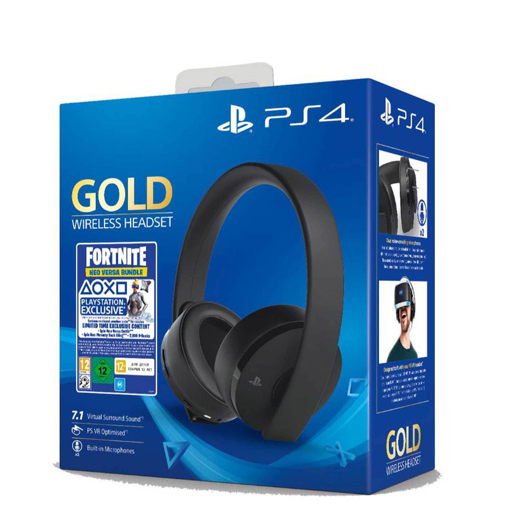 sony playstation gold headset